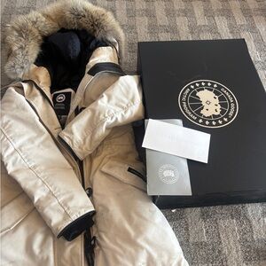 Canada Goose Rossclair Fusion Fit Parka with Fur Trim XS